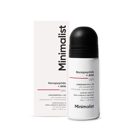 Minimalist Underarm Roll On Deodorant with Nonapeptide + AHA BHA 06% | 40ML