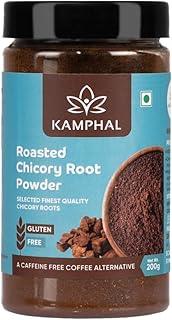 Kamphal Instant Roasted Chicory Root Powder 200g | Caffeine Free Coffee Substitute, Brew with Coffee and Other Beverages