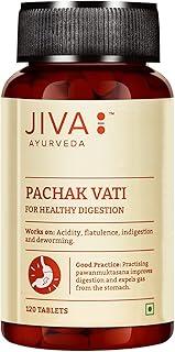 Jiva Pachak Vati Tablets 500mg 120 Tablet | Helpful In Digestion |Goodness Of Babool, Ajwain, Amalaki & Lavang | For Men & Women - 120 Tablet (Pack of 1)