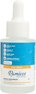 Azelaic Acid Face Serum by Ramicos with Vitamin E, Lactic Acid, Aloe Vera, 30 ml
