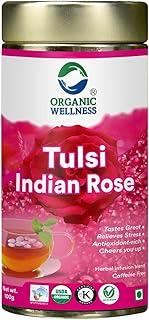 Organic Wellness Tulsi Rose Tea 100g – Stress Relief & Skin