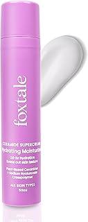 Foxtale 5x Hydrating Ceramide Moisturizer for Face | Micro Hyaluronic Acid & 3 Ceramides | Lightweight | Fast Absorbing | Repairs Skin Barrier and Texture | Men & Women - 50ml