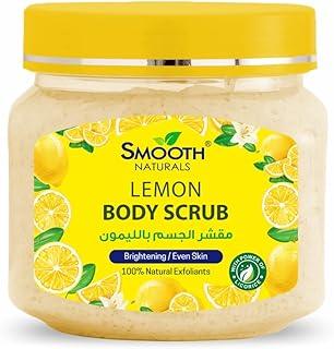 SMOOTH NATURALS Lemon Body Scrub - 300ml | For All Skin Types | Enriched with Lemon Oil