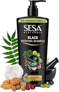 Sesa Ayurvedic Medicinal Shampoo Hairfall Control Anti Dandruff Shampoo Infused with 15 Ayurvedic Herbs Smooth & Shiny Hair For Men & Women (500 ml)