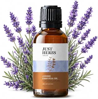 Just Herbs Lavender Undiluted Steam Distilled 100% Natural Essential Oil for Healthy Hair | Hair fall Control | Aromathera