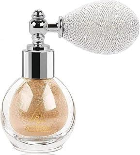Aeralux Makeup Professional Glitter Spray for Face, Body, Hair & Cloth, Highlighter, Powder Spray, Long Lasting, Waterproof, Holographic, Nightclub Starry Glitter for Clothing, Party, Rose Gold