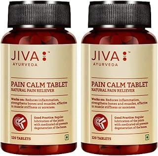 Jiva Pain Calm Tablet 500mg 240 Tablet Natural Pain Reliever - 120 Tablet (Pack of 2)