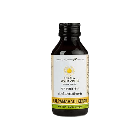 KERALA ayurveda Nalpamaradi Keram Face Oil for Tan Removal & Glow 200 ml