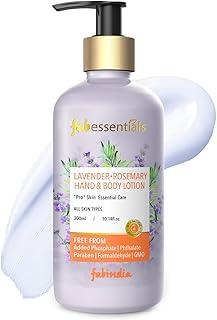 Fabessentials Lavender Rosemary Hand & Body Lotion | Shea Butter & Cocoa Seed Butter | Moisturises & Softens Rough Skin, Hand & Nail Cuticles - 300 ml