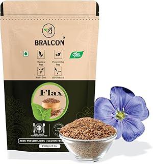 Bralcon Raw Flax Seeds 100g – Omega‑3 & Weight Loss