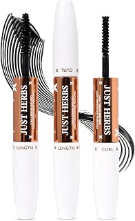 Just Herbs 2-in-1 Serum-infused Lash Enhancing Mascara Castor Oil + Coconut Oil 8g