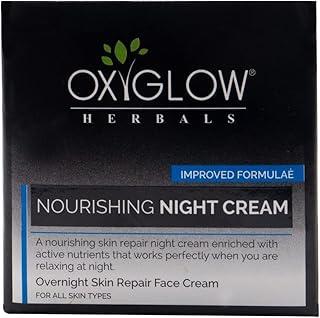 OxyGlow Herbals Night Cream|Reducing Early Signs of Agening|Improves Skin Firmness|Smoothes Fine Line & Wrinkles|Restores Hyper Pigmentation|50Grams