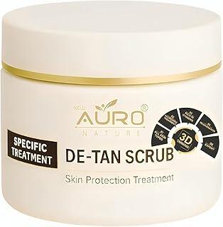 New Auro Nature De-Tan Scrub For Face & Body (250 Ml) | Revitalizing Tan Removal || Cleanser,Dead Skin|| Blackhead Remover For Deep Exfoliation Scrub