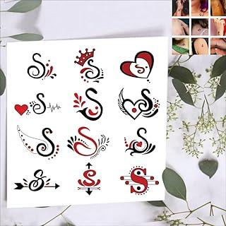 Komstec Temporary Tattoo - Multipattern, Vibrant Colors, Waterproof, All Ages