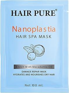 Hair Pure Nanoplastia Hair SPA Mask | Deep Nourishment & Smoothing Treatment with Macadamia Oil | Professional-Grade Hydration, Frizz Control, and Hair Repair for All Hair Types | Restores Shine and Softness for Silky, Healthy Hair, 100ml