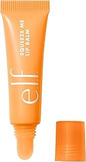 e.l.f. Squeeze Me Lip Balm, Moisturizing Lip Balm For A Sheer Tint Of Color, Infused With Hyaluronic Acid, Vegan & Cruelty-Free, Peach, (1 count)