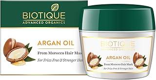 Biotique Argan Oil Hair Mask from Morocco (Ideal for Frizz -Free and Stronger Hair), 175g