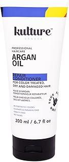 Kulture Canada Argan Oil Conditioner - 200 ml | Repair Conditioner for Color Treated, & Chemically Damaged Hair | Hair COnditioner for Men & Women - No Synthetic Colors | Sulphate & Paraben Free | Cruelty Free | No Toxins