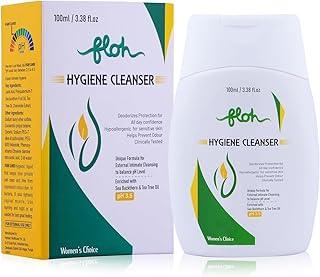 FLOH Intimate Wash For Women | Hygiene Cleanser 100ml | Help Prevent Odour | Clinically Tested | PH 3.5 | Enriched with Buckthorn & Tea Tree Oil | Prevents Itching, Irritation & Dryness |