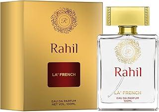 La French Rahil Oud Perfume for Men & Women 100ml Eau De Parfum with Premium Luxury Arabic & French Fragrance Notes with Oud Vanilla Musk Incense Sandalwood Amber Woody Fragrance Scent Long Lasting