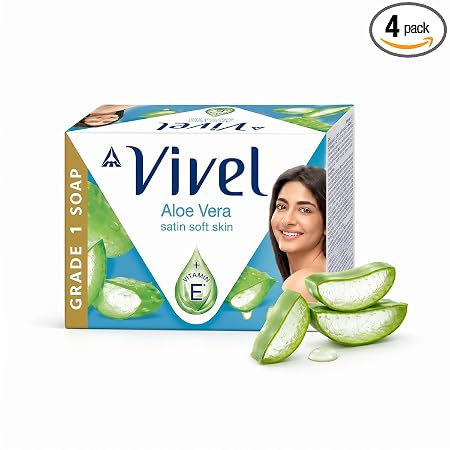 Vivel Aloe Vera Bathing Soap,150gx4