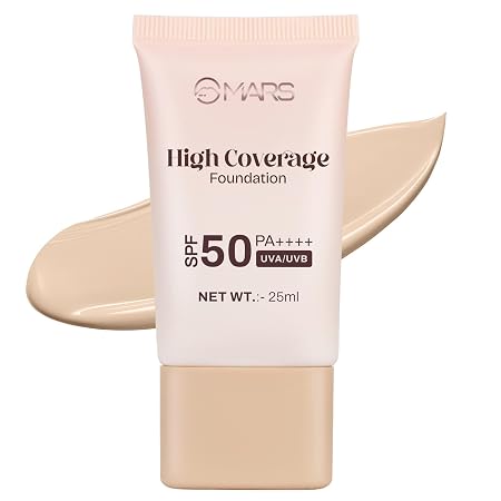 MARS SPF50 PA++++ High Coverage Foundation (25ml) (03-NATURAL BEIGE)
