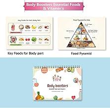 Little Minds at Work Body Booster Activity Binder for Kids 4 - 6 Years | Nutrition & Healthy Habits Learning Kit, Fun Activities on Vitamins, Minerals & Organ Health| Toddler Busy Binder | Busy Book | Quite Book |