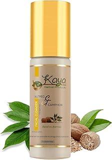 Kaya Herbal Product Nutmeg & Camphor Facial Cleanser For Oily Skin To Help In Acne & Pimples | Cleanses Dirt & Makeup, Brings Fresh Balanced Look – Ayurvedic Face Cleanser For Men & Women – 120ml