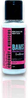 BAMS | Curly Moisturizing Coconut & Hibiscus Conditioner | 15ml Tester | Hydrating & Frizz-Control Formula for Curly Hair | Sample Size for Trial Use | Sulfate-Free | Travel-Friendly | For Women and Men