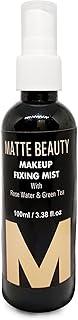 MAPPERZ Fixing Mist With Rose Water & Green Tea - Long-lasting Misty Finish Professional Fixer Spray for Face Makeup, 100ml