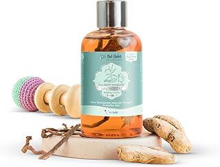 Nat Habit Winter Maahu Baby Massage Oil - Balamool Sunthi For Bone Development, Muscular Strength & Healthy Skin - Suitable For Ages 0 to 12 years - Zero Chemicals & Preservatives - 100ml