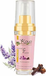 Kaya Herbal Product Ayurvedic Lavender & Clove Facial Serum For Oily Skin/Acne Prone Skin To Help In Acne & Pimples | Soft Smooth & Glowing Skin – Skin Serum For Men & Women – 30 Ml