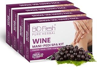 BIOFRESH Rose Pedicure and Manicure for Soft Hands & Foot Care Kit Skincare Set Hand & Feet Brightening Home Spa Kit One Step Manicure/Pedicure Foot Mask (Pack of 4)