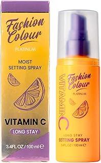 FASHION COLOUR Platinum VITAMIN C Setting Spray | Long Stay | Matte Finish | Formulated With Vitamin C | Lightweight | Breadable | Brighten | Long Lasting | All Skin Types | 100ml