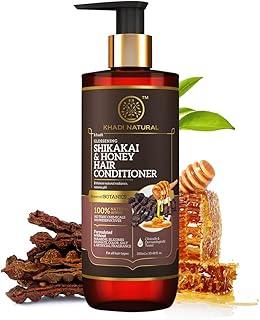 Khadi Natural Shikakai & Honey Conditioner|Conditioner That Makes Hair Rich And Silky|Nourish Hair And Adds Health|Suitable For All Hair Types|Powered Botanics|310Ml, 1 Count
