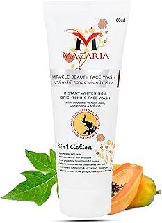 Miracle Beauty Face Wash for Instant Whitening - Skin Brightening, Acne & Dark Spot Removal - Salicylic Acid Facewash for Oily, Dry, and Sensitive Skin - Best Face Wash for Men & Women, 60ml