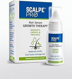 Scalpe Pro Hair Growth Serum with Applicator | 3% Redensyl, 4% Capixyl, 3% Procapil, 3% Anagain | Boosts Hair Growth | Thicker & Stronger Hair | Non-Sticky | Paraben & Sulphate-Free | Unisex | 30 ml