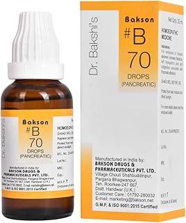 Dr. Bakshi's BAKSON'S HOMOEOPATHY # B 70 Pancreatic Drops (30 ml)