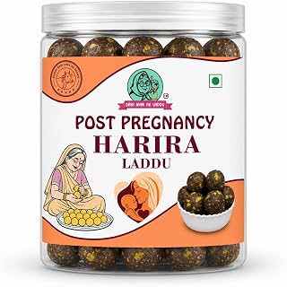Dadi Maa Ke Laddu Harira Laddu for Women | Traditional Post Pregnancy & Postpartum Energy Booster Laddu with Gond, Dry Fru