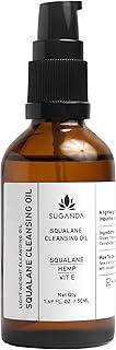 SUGANDA SKINCARE Suganda Squalane Cleansing Oil, Removes Skin Impurities, Dissolve Oil Based Makeup, Makes Skin Soft & Supple, Ensures Pore Remains Unclogged, Men & Women (50ml)