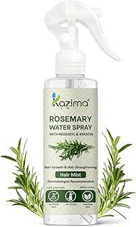 KAZIMA Rosemary Water for Hair Growth & Healthy Scalp | 100% Pure Steam Distilled Spray | Hydrosol/Toner for Reducing Hair Fall | 200 ml