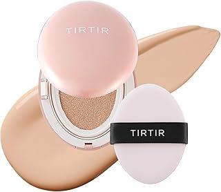 TIRTIR Mask All-Cover Cushion Foundation | Full coverage, Skin fit, Satin Glow Finish | Korean Cushion Foundation #21C COOL IVORY | 4.5g