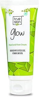 True Skin Glow Hand and Foot Cream, 60g, Enriched with Glycolic Acid, Vitamin E and Urea