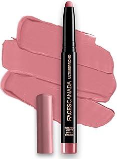 FACESCANADA Ultime Pro Hd Intense Matte Lips + Primer - Perfection 01, 1.4G | 9Hr Long Stay | Primer Infused For Flawless Hd Matte Finish | Intense Color Lightweight Silky Smooth Cream Application