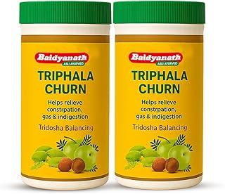 Baidyanath Triphala Churna | Helps Relieve Constipation |Quick Acidity & Gas Relief | Enriched with Amla - 200 gm (Pack of 2)