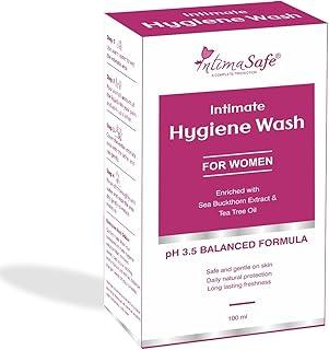 IntimaSafe Intimate Hygiene Wash for Women, pH 3.5 Balanced Formula, 100 ml