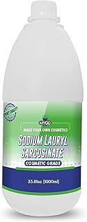 Myoc Sodium Lauryl Sarcosinate | Mild Surfactant for Shampoos, Body Wash & Face Cleansers | Gentle Foaming Agent | Cosmetic Grade - 1 L / 33.8 Fl Oz