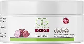 OG BEAUTY Natural Onion Hair Mask | For Strong and Healthy Hair | Prevents Damaged Hair & Controls Hair Fall | Paraben and Sulphate free | 100% Vegan | 200 gm