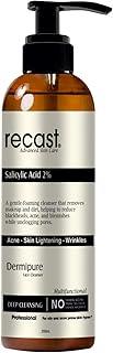 Recast 2% BHA Liquid Salicylic Acid Cleanser-Dermipure Face Cleanser for Blackheads | Enlarged Pores | sebum control | Wrinkles | Fine Lines - 200ml