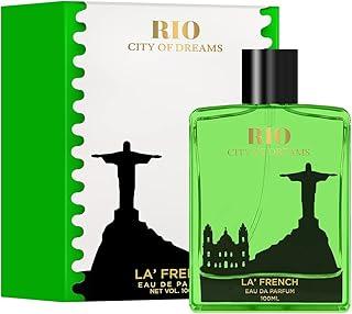La French Rio Eau de Parfum - 100ml Unisex Perfume for Men and Women | Intense Long Lasting Perfume | Fresh, Spicy Aqua Notes | Premium Fragrance Scent EDP | Best Gift Perfume for Man and Woman